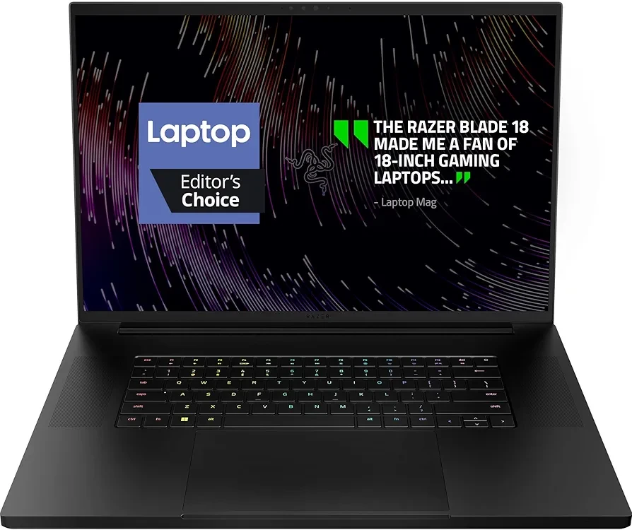 Razer Blade 18 Gaming Laptop: NVIDIA GeForce RTX 4080-13th Gen Intel 24-Core i9